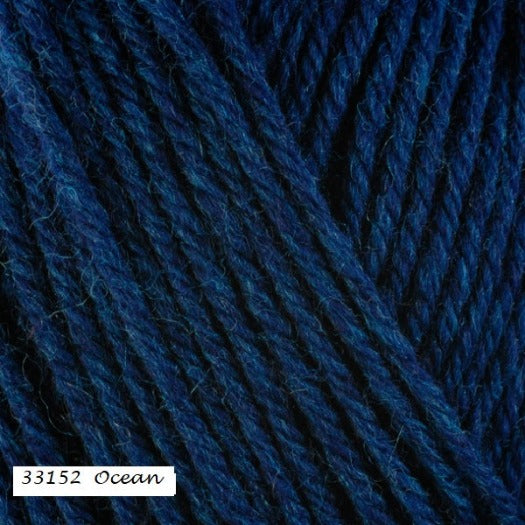Berroco Ultra Wool Yarn. A Worsted weight heather color #33152 Ocean