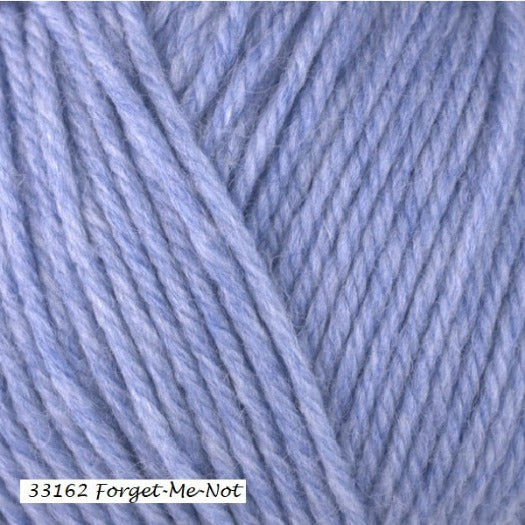 Berroco's Ultra Wool Yarn. A worsted weight heather color #33162 Forget-Me-Not
