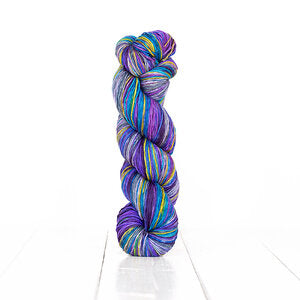 Uneek Fingering Yarn from Urth Yarns. An extra fine Merino dyed in self-striping colors