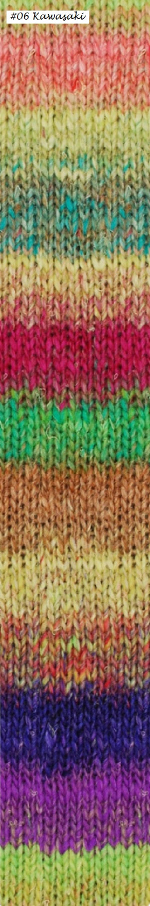 Yakata Yarn, new from Noro in colorway #06 Kawasaki