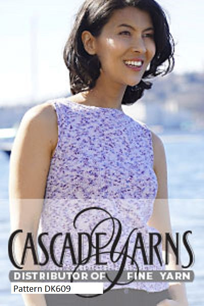 Cascade Yarns knit pattern #DK609 for Fixaton Yarn.