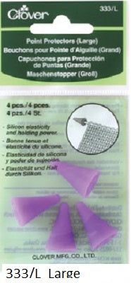 Clover #333L Point Protectors for knitting needles.
