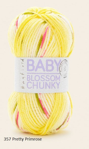 Hayfield Baby Blossom. Color #357 Primrose.