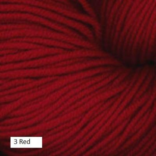 Worsted Merino Superwash Yarn from Plymouth. Color #3 Red