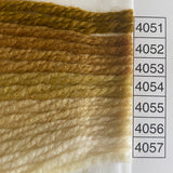 Waverly Wool Needlepoint Yarn color shade sample for #4051 to 4057