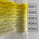 Waverly Wool Needlepoint Yarn color shade sample for #4061 to 4065