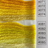 Waverly Wool Needlepoint Yarn color shade sample for #4071 to 4085