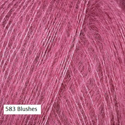 Kidsilk Haze Yarn from Rowan Yarn. Color #583 Blushes