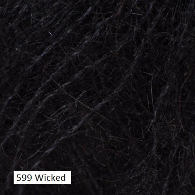 Kidsilk Haze Yarn from Rowan Yarn. Color #599 Wicked