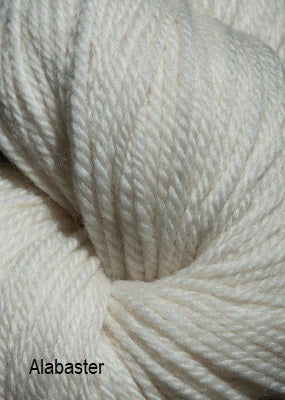 Green Line Yarn from Jagger Spun. Color Alabaster