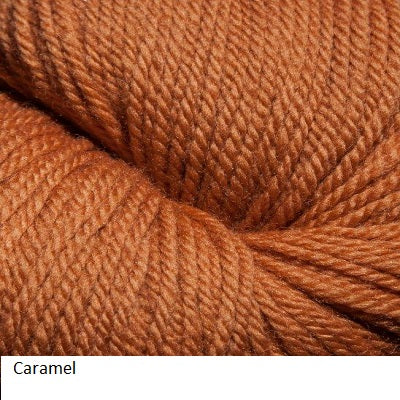 Green Line Yarn from Jagger Spun. Color Carmel