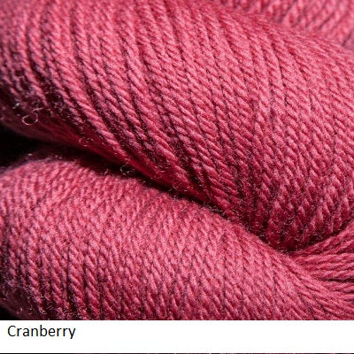 Green Line Yarn from Jagger Spun. Color Cranberry