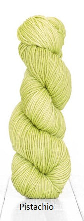 Harvest Worsted Yarn from Urth Yarns. Color Pistachio