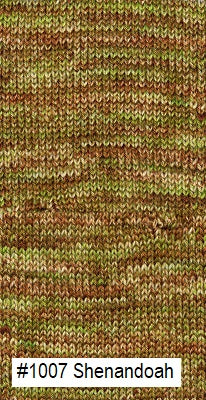 Indulgence Sock from Knitting Fever.  Color #1007 Shenadoah