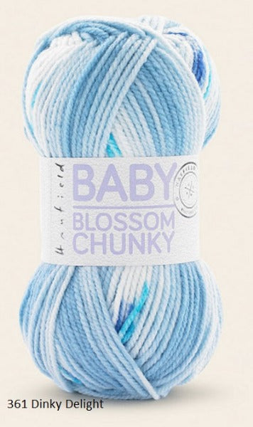 Hayfield Baby Blossom. Color #361 Dinky Delight.