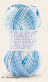 Hayfield Baby Blossom.  Color #361 Dinky Delight.
