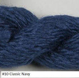 Silk and Ivory Needlepoint Yarn. Color #10 Classic Navy