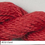 Silk and Ivory Needlepoint Yarn. Color #132 Claret