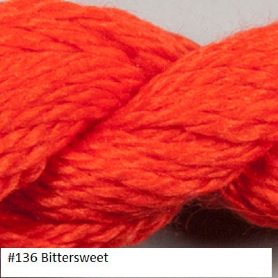 Silk and Ivory Needlepoint Yarn. Color #136 Bittersweet