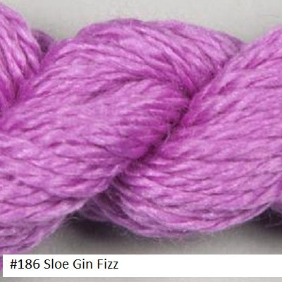Silk and Ivory Needlepoint Yarn. Color #186 Sloe Gin Fizz