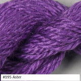 Silk and Ivory Needlepoint Yarn. Color #195 Aster