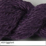 Silk and Ivory Needlepoint Yarn. Color #19 Eggplant