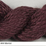Silk and Ivory Needlepoint Yarn. Color #44 Merlot