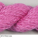 Silk and Ivory Needlepoint Yarn. Color #73 Pink Cow