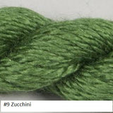 Silk and Ivory Needlepoint Yarn. Color #9 Zucchini