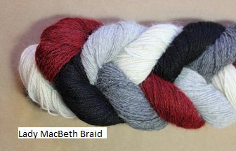Superfine 400 Braid from Yarn and Soul, Colorway: Lady MacBeth