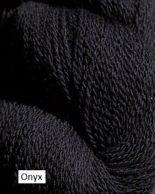 Green Line Yarn from Jagger Spun. Color Onyx