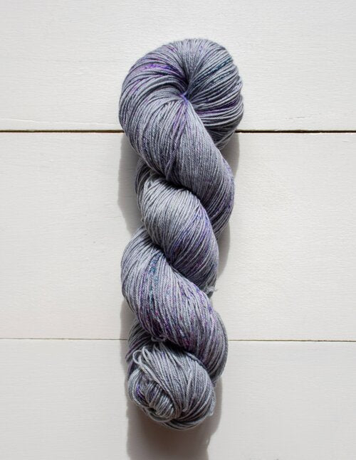 Twizzlefoot Yarn from Mountain Colors. Color Silverberry