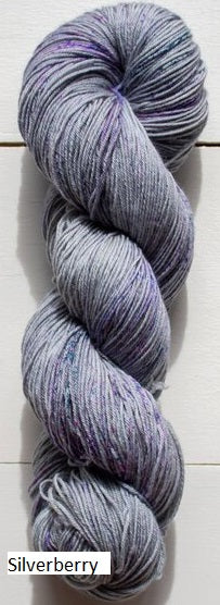 Twizzlefoot Yarn from Mountain Colors. Color Silverberry