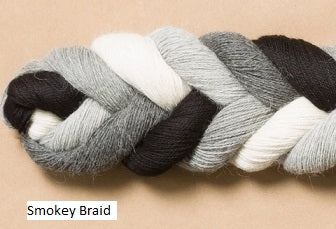Superfine 400 Braid from Yarn and Soul, Colorway: Smokey