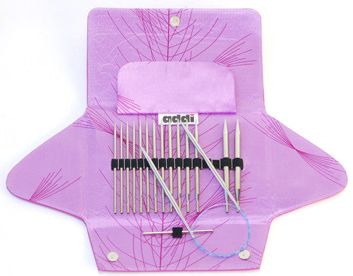 Addi Standard Rocket Interchangeable Knitting Needle Set. Inside