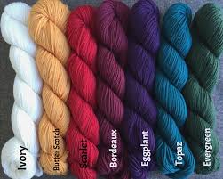 Green Line from Jagger Spun Yarns. A spun organic Merino yarn in sport weight.