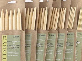 Brittany Double Pointed Knitting Needles. A American Product made for sustainable Birch wood.