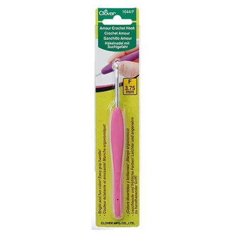 Clover Amour Crochet Hook in size F. #1044F