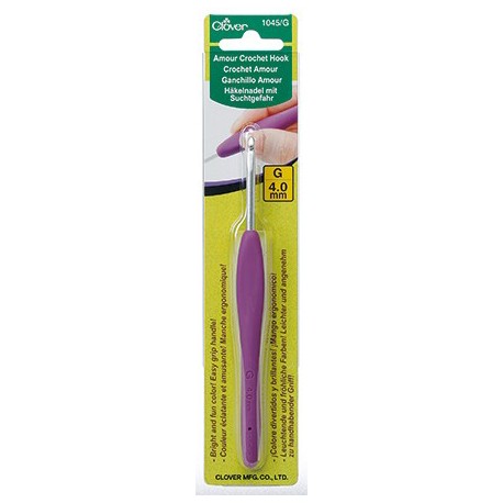 Clover Amour Crochet Hook in size G. #1045G