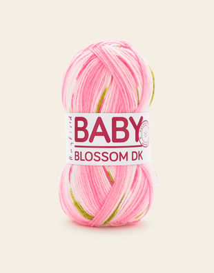 Hayfield Baby Blossom. A Chunky yarn in Acrylic and Nylon.