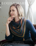 Juniper Scarf, knit in Amitolia Yarn from Louisa Harding