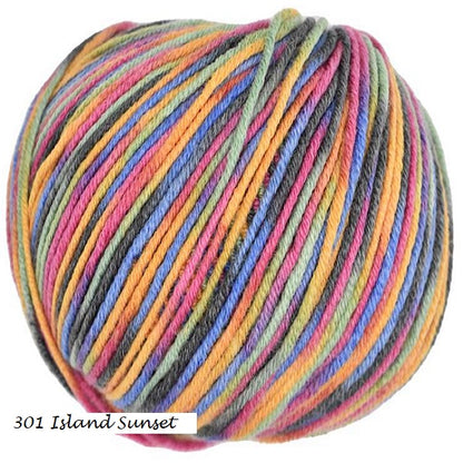 Cashereno Sport Taffy from Ella Rae . Color #301 Island Sunset