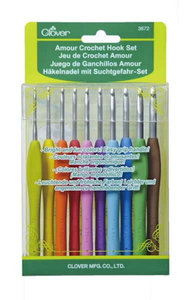 Clover Amour Crochet Hook Set. #3672