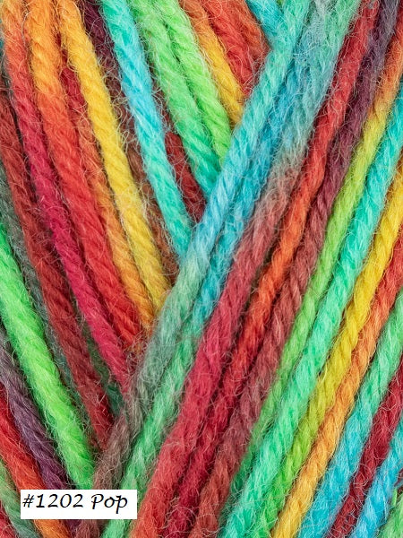 Colorlab Sock DK from WYS. Colorway #1202 Pop