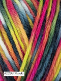 West Yorkshire Spinners' Colorlab Sock Dk. Color way #1203 Punk