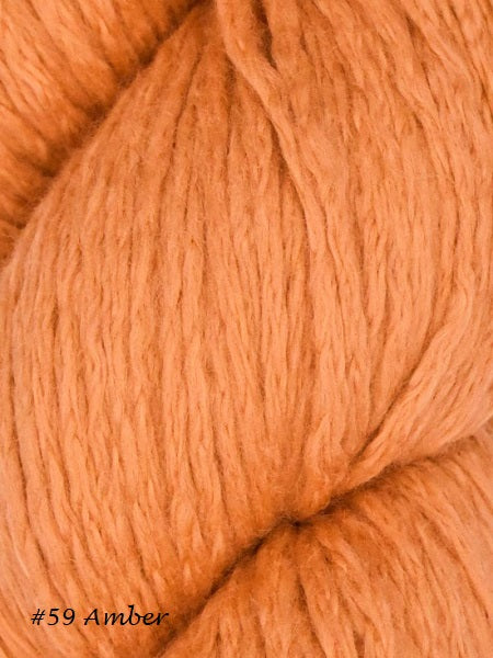 Cumulus Yarn from Juniper Moon Farm. Color #59 Amber