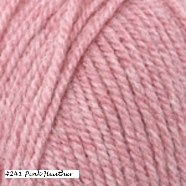 Encore Worsted Yarn from Plymouth. Color 3241 Pink Heather