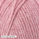Encore Worsted Yarn from Plymouth. Color 3241 Pink Heather