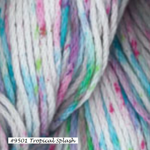 Fantasy Naturale Yarn from Plymouth. Color #9501 Tropical Splash