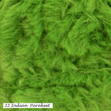 Furreal Yarn from Knitting Fever. Color # 22 Indian Parakeet